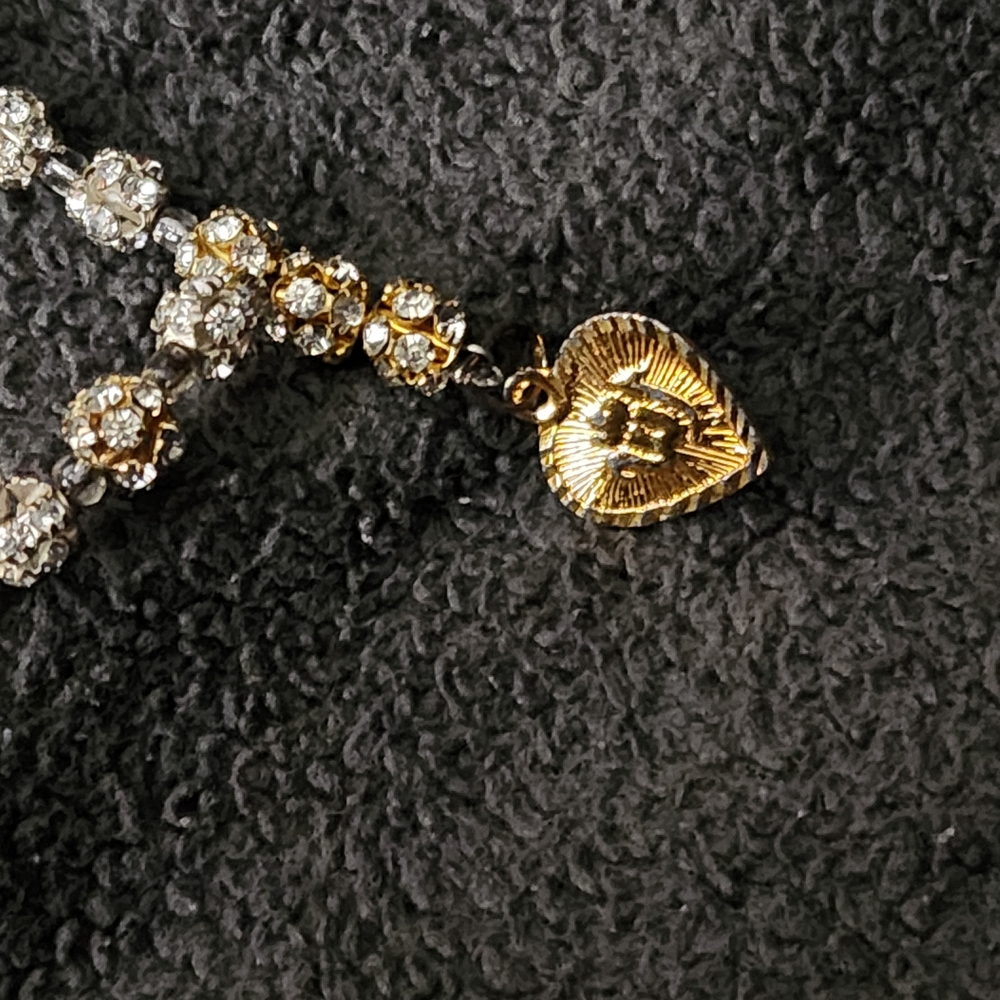 Gold and Silver Heart Prayer Beads